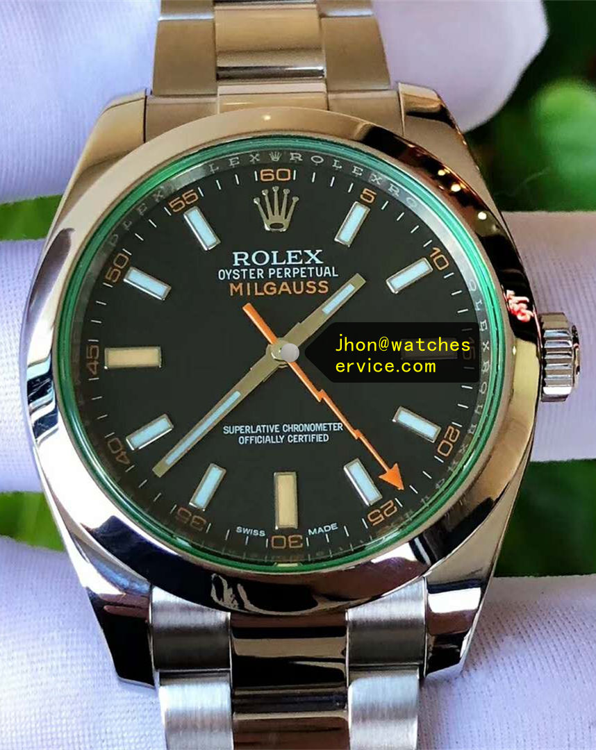 Green Glass Rolex Milgauss 116400