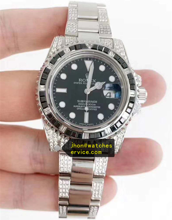 Black Diamonds Rolex 40mm Submariner 116610LN