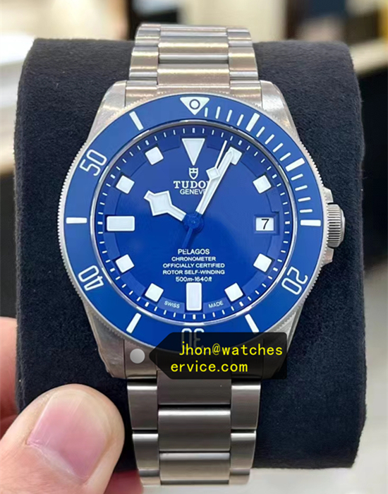 Titanium Tudor Pelagos 25600TB Blue Dial